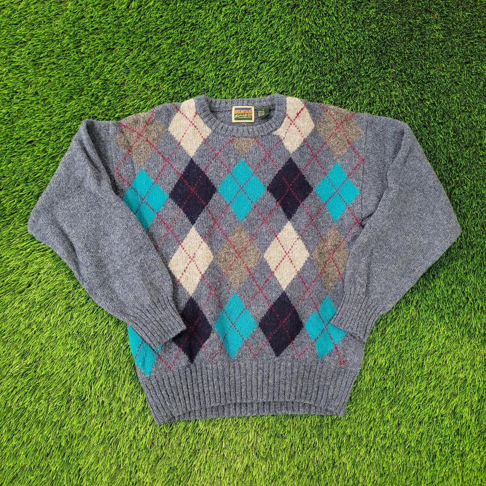 Argyle Sweater Vintage - Etsy Argyle Sweater Vintage - Etsy