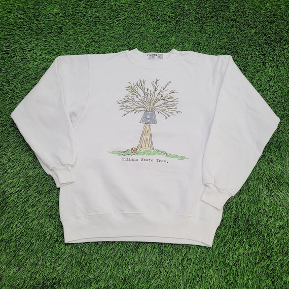 Vintage 1996 Hanes Cropped Sweatshirt S M 19x22 White Etsy