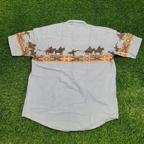 Vintage Roper Pearl snap Shirt Large 24x32 Baggy Y2K Etsy