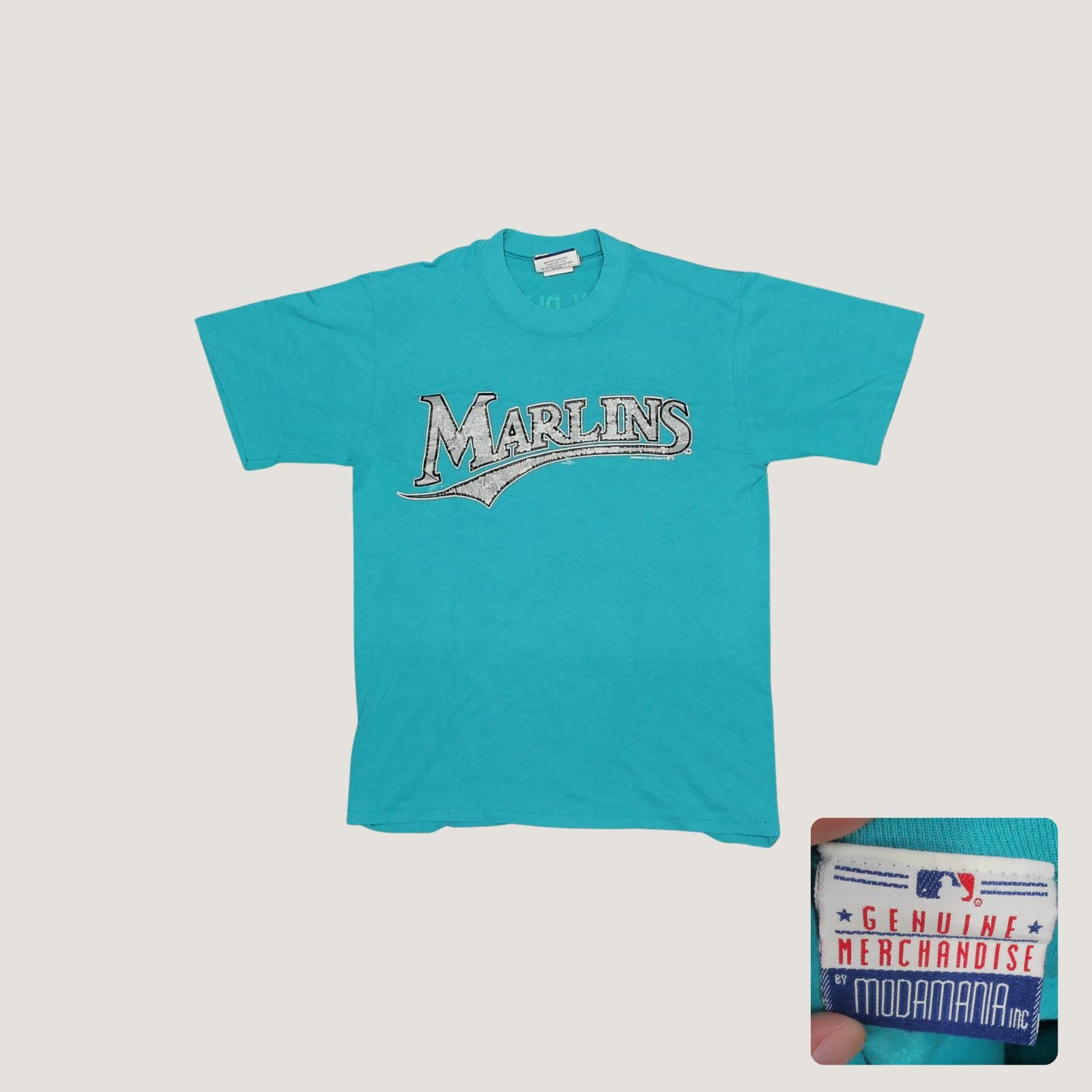 Florida Marlins Shirt Vintage - Etsy