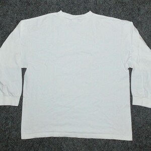 90s Vintage Body Glove Boston Spellout Long Sleeve Tee | Oversized Slouchy Fit | White Retro Streetwear Mens XL image 4