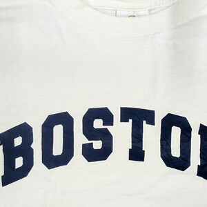 90s Vintage Body Glove Boston Spellout Long Sleeve Tee | Oversized Slouchy Fit | White Retro Streetwear Mens XL image 10