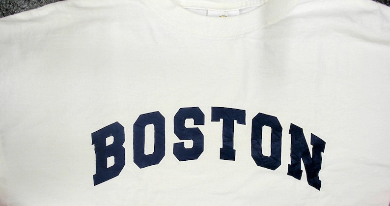 90s Vintage Body Glove Boston Spellout Long Sleeve Tee | Oversized Slouchy Fit | White Retro Streetwear Mens XL image 10
