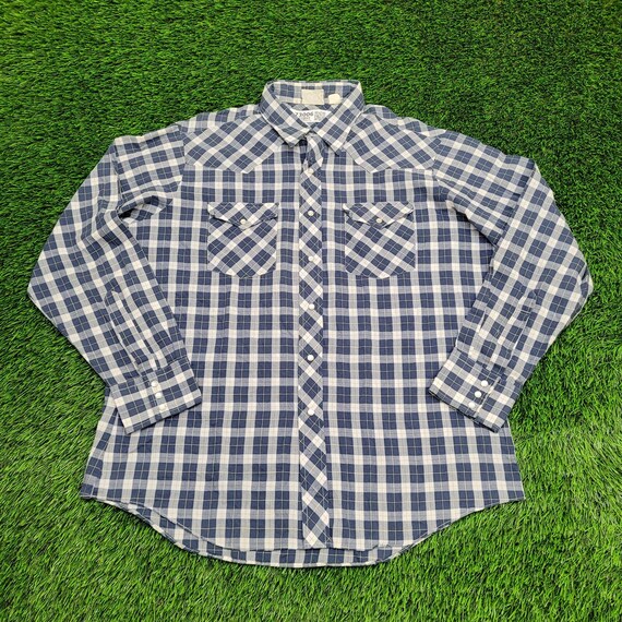 専用商品 Vintage 80s LEE Snap Shirt 80s Lee Vintage Half Shirts 白/水/赤