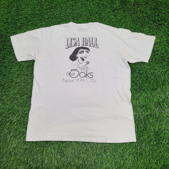 Vintage 80s Lisa-Hall The-5-Oaks Shirt Womens Large 21x25 New-York