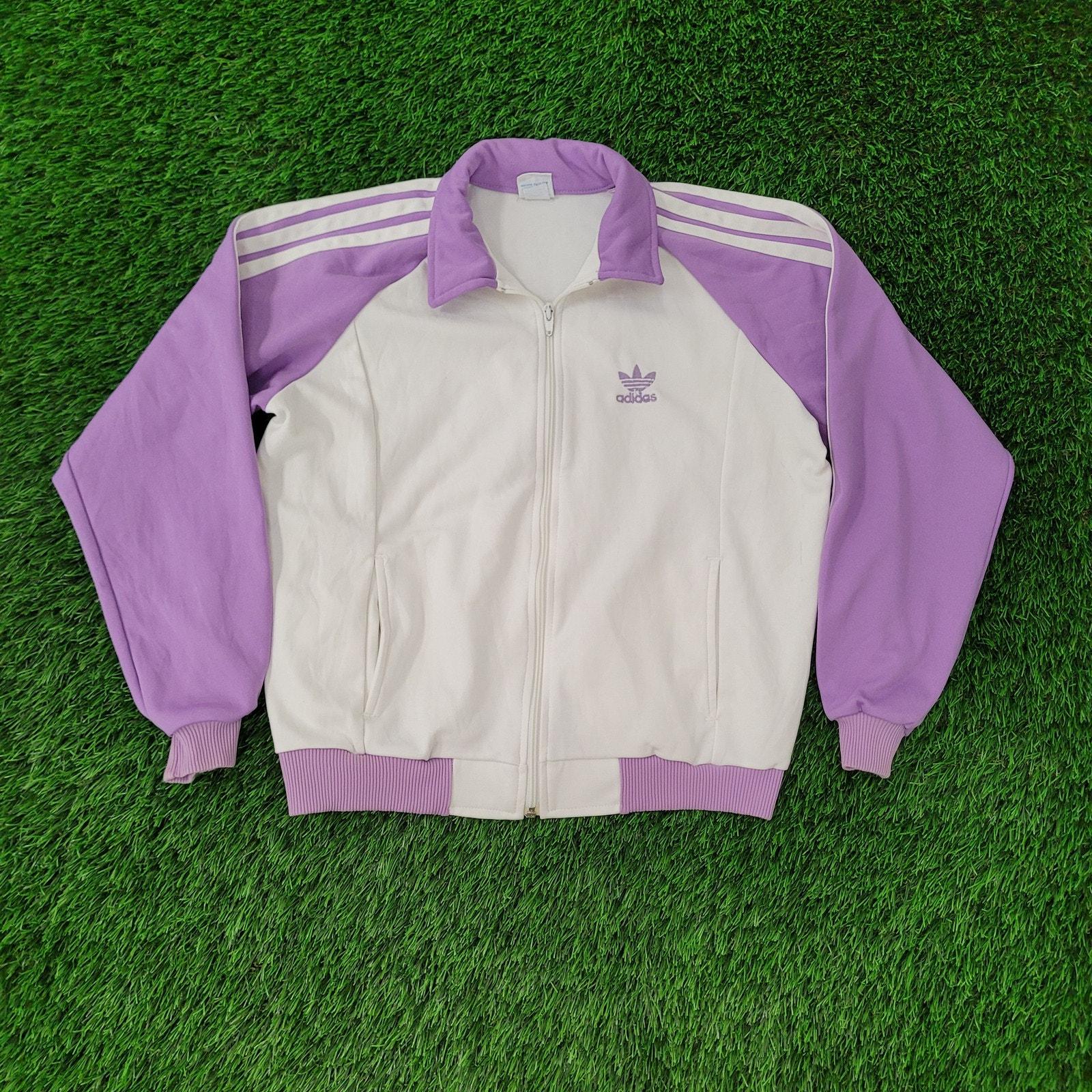 Purple Adidas Jacket - Etsy Purple Adidas Jacket - Etsy