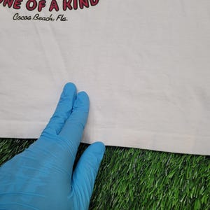 VTG 90s Ron Jon "Night Wolf" Tank Top Mens L Surfwear Cocoa Beach immagine 3