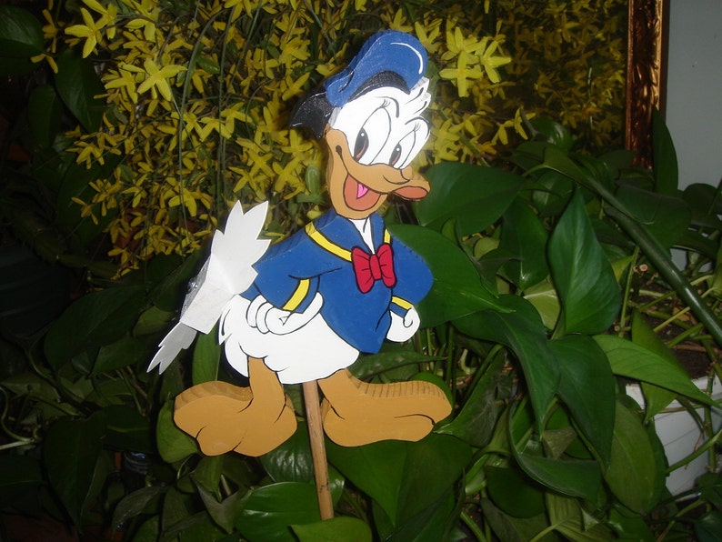Whirligig Donald Duckhand Crafted Handmadehome Etsy
