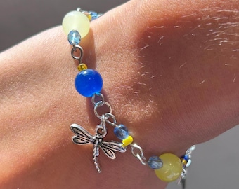 Coraline Bracelet — Handmade Beaded Wire Jewelry inspired by the movie