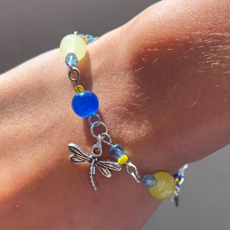 Coraline Bracelet — Handmade Beaded Wire Jewelry inspired by the movie image 1