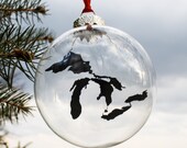 Great Lakes Glass Ornament