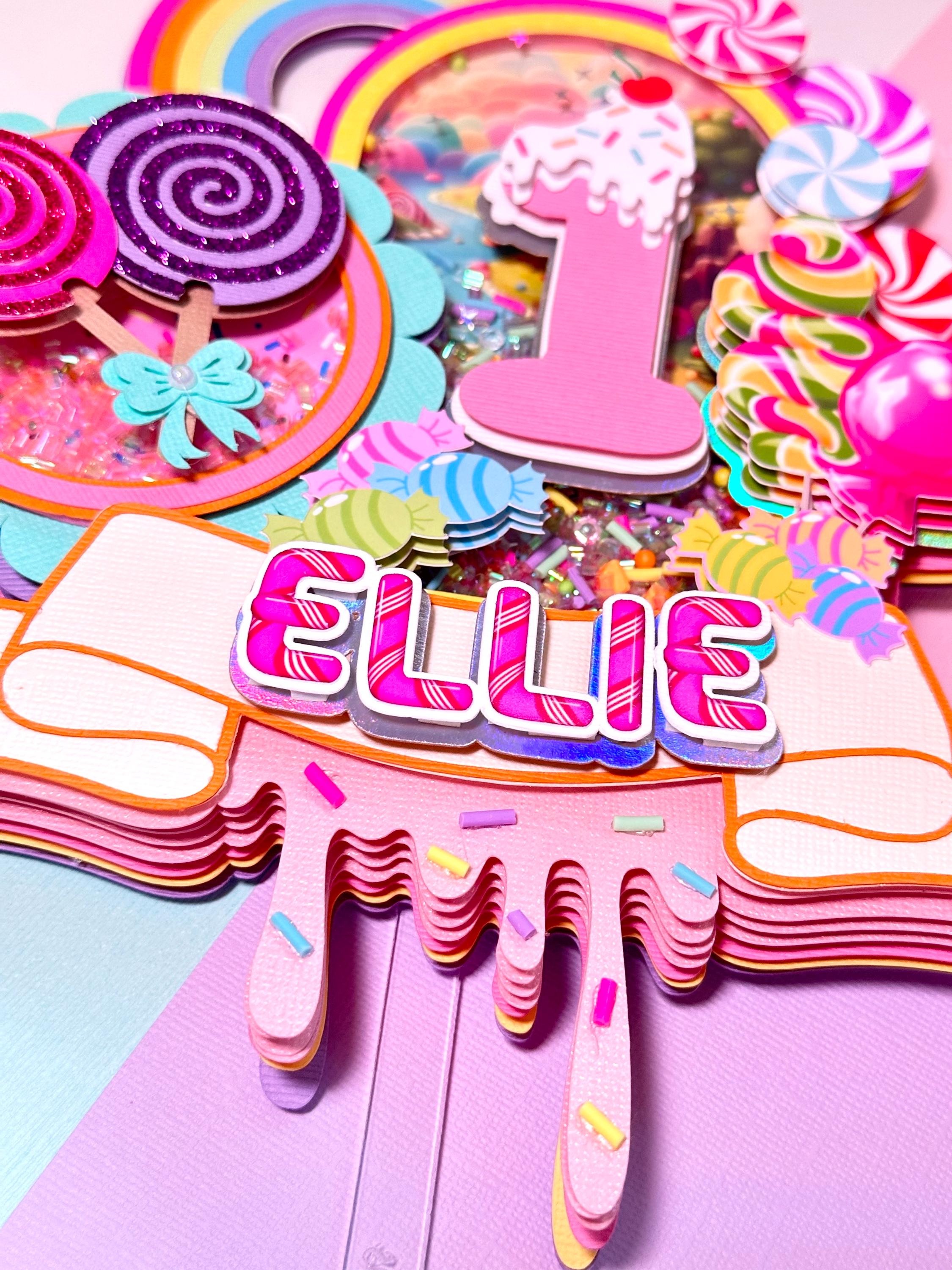 Candyland Cake Topper Sweet One