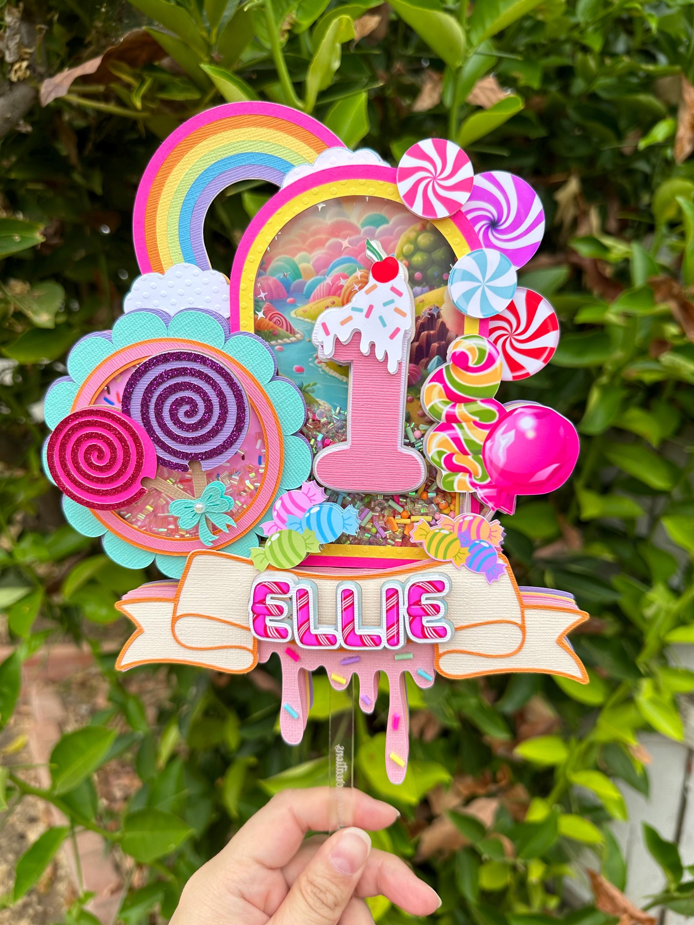 Candyland Cake Topper Sweet One
