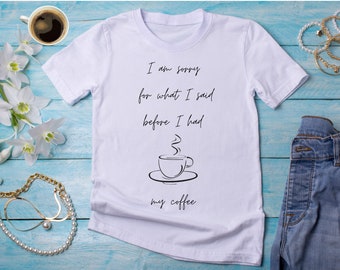 Maglietta da donna Coffee Lover per regali di caffè per la sua divertente maglietta da caffeina