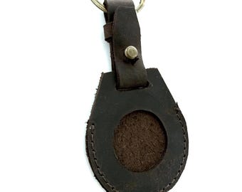 Handmade Leather AirTag Holder - Apple AirTag Leather Cover