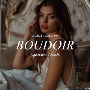 BOUDOIR Lightroom Presets, Mobile & Desktop Presets, Instagram Presets, Boudoir Photo Filter, Luxury Blogger Presets, Lingerie Presets