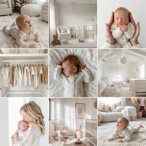 FRESH & CLEAN Lightroom Presets, Newborn Preset, Baby Presets, Bright Clean Presets, Light Airy, Mommy Blogger Instagram Presets