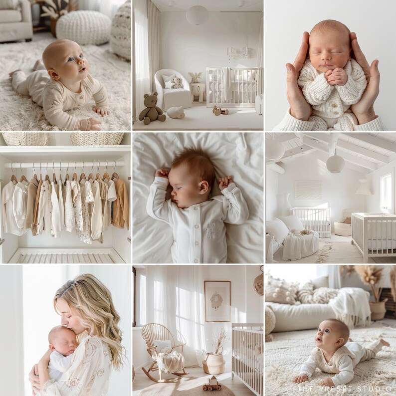 FRESH & CLEAN Lightroom Presets, Newborn Preset, Baby Presets, Bright Clean Presets, Light Airy, Mommy Blogger Instagram Presets
