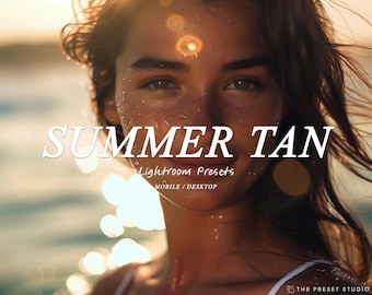 Summer Tan Lightroom Presets: Mobile & Desktop Filters