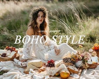 BOHEMIAN Presets, Mobile LIGHTROOM Presets, Creamy Presets, Vintage Presets, Bright Rustic Preset, , boho Preset, western soft, boho presets