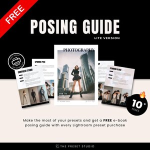 Posing Guide, Free Guide, Free Posing Ideas and Tips