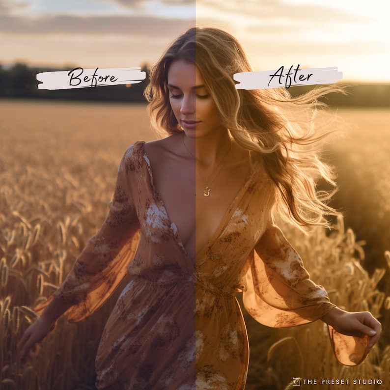 GOLDEN HOUR Lightroom Presets, Mobile LIGHTROOM Presets, warm preset, Instagram Filter, lightroom mobile preset, Desktop Preset
