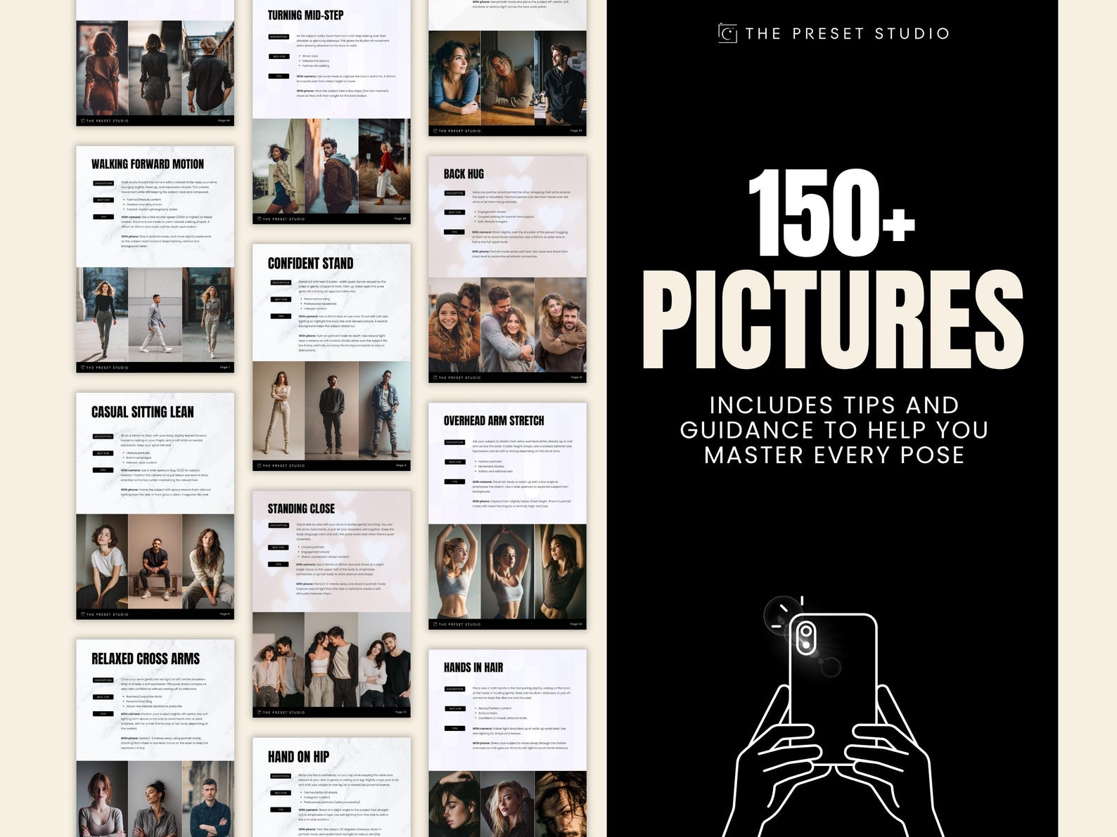 Ultimate Posing Guide for Photographers, 50+ Creative Pose Ideas for ...