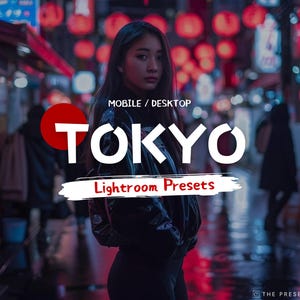 TOKYO Lightroom Presets, Vibrant Presets, Urban Night Life Presets, Japan Lightroom Presets, Asia presets, Holiday Presets
