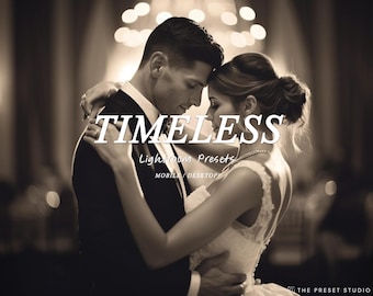 WEDDING TIMELESS Lightroom Presets, Wedding Presets, Wedding LR, Wedding Filter, Wedding Photography, Fall Presets, Monochrome Presets