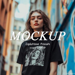 MOCKUP Lightroom-förinställningar, Boutique-förinställningar, Etsy Lightroom-filter, Rena och ljusa produktförinställningar, ecom-förinställningar, ecom-fotofilter