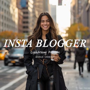 INSTAGRAM BLOGGER Lightroom Presets, Mobile Popular Lightroom Presets, insta presets, blogger presets, blogging filters, influencer filter