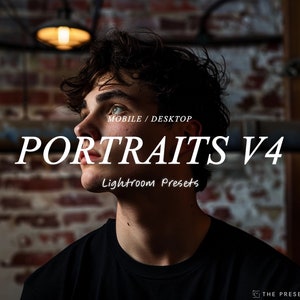 MALE PORTRAIT Lightroom Presets, Perfect Skin, Glow Presets, Studio Presets, Lightroom Mobile Presets, Instagram Filter, Beauty Presets