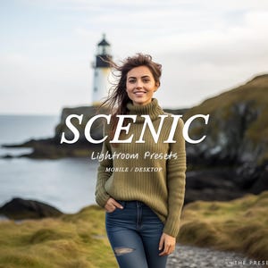 SCENIC Lightroom Presets, Moody Mountain Presets, Cinematic Presets, Nature presets, Outdoor presets, landscape filters, landscape presets