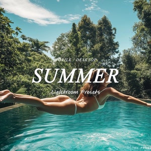 SUMMER Lightroom Presets, Influencer Presets, Seasonal Presets, Blogger presets, Vibrant lightroom presets for desktop and mobile,