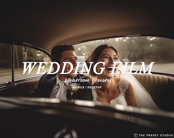 Wedding Film Lightroom Presets: Rich Brown, Muted Tones (Mobile & Desktop)