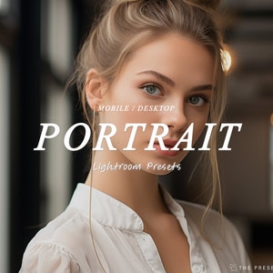 PORTRAIT Lightroom Presets, Perfect Skin, Glow Presets, Studio Presets, Lightroom Mobile Presets, Instagram filter, Beauty Presets