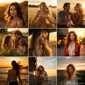 GOLDEN HOUR Lightroom Presets, Mobile LIGHTROOM Presets, warm preset, Instagram Filter, lightroom mobile preset, Desktop Preset