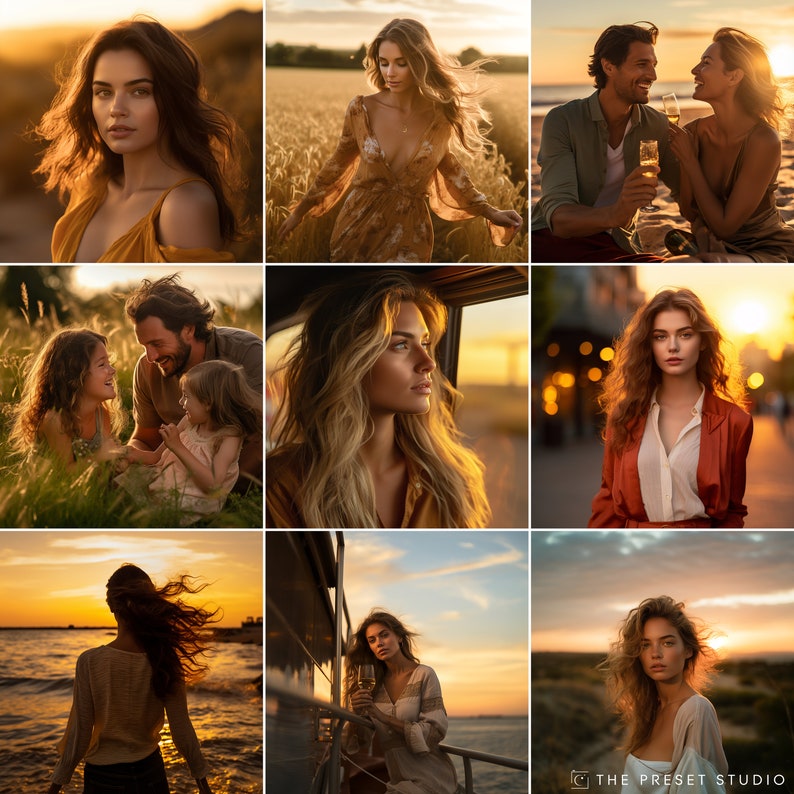 GOLDEN HOUR Lightroom Presets, Mobile LIGHTROOM Presets, warm preset, Instagram Filter, lightroom mobile preset, Desktop Preset