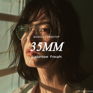35mm Lightroom Presets, Desktop And Mobile presets, Analog presets, Vintage, Retro, Cinematic, Summer, Film filters, Photography Filter