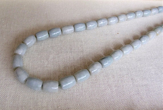 Ming’s Honolulu 18” Green Jade Cylinder Necklace … - image 6
