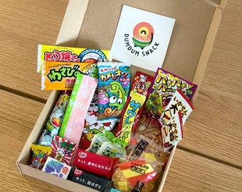 Dum Dum 30pcs Japanese Mystery Snack Box, Asian Snack, Gift Set, Sweet and Savoury Snack