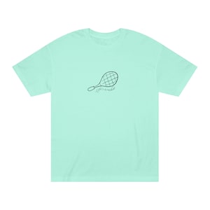 Funny Pickle Ball Tennis Unisex Classic Tee Shirt, Life&#39;s a Racket, Humorous Tennis Lover Gift, Sporty Athletic Clothing, Active Lifestyle