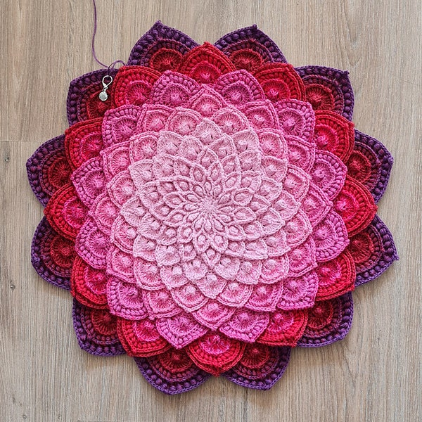 Asteria Flower Crochet Pattern - Beginner Friendly, Digital Download, Handmade Project