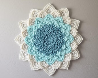 Asteria Flower Crochet Pattern - Beginner Friendly, Digital Download, Handmade Project