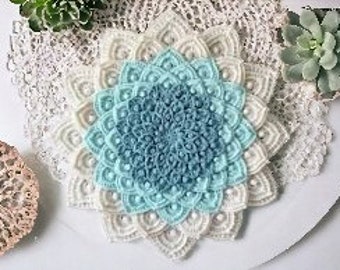 Asteria Flower Crochet Pattern - Beginner Friendly, Digital Download, Handmade Project