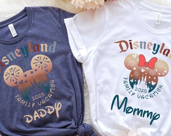 Disneyland Shirt, Disneyland 2025, Custom Disney Family Trip Tee,Disney Family Matching Trip Shirts,Disneyland Trip Tee, Disney Family Trip