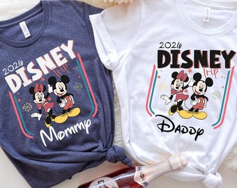 Custom Disney Trip Shirts 2026, Matching Disney Vacation Shirts, Custom Disney World Family Tee, Disneyland Shirt