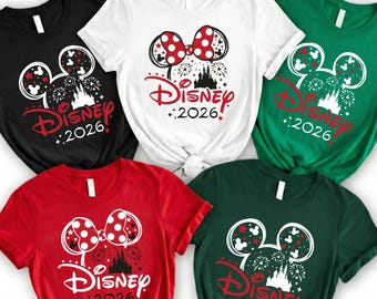 Disney 2026 Shirt, Matching Family Disney Vacation Shirts, 2026 Disney Trip Tee, Disney Tshirt, Custom Disney  Family Vacation 2026