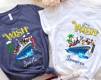Disney Wish Shirt, Disney Cruise Family Vacation 2025 Shirt, Disney Cruise Group Shirt, Disney Wish Family Shirt, Disney Cruise Shirt