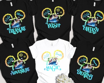 Disney Cruise LineShirt, Disney Cruise Group Shirt,  DCL Adventure, Magic, Wonder, Dream, Fantasy, Wish, Treasure, Destiny